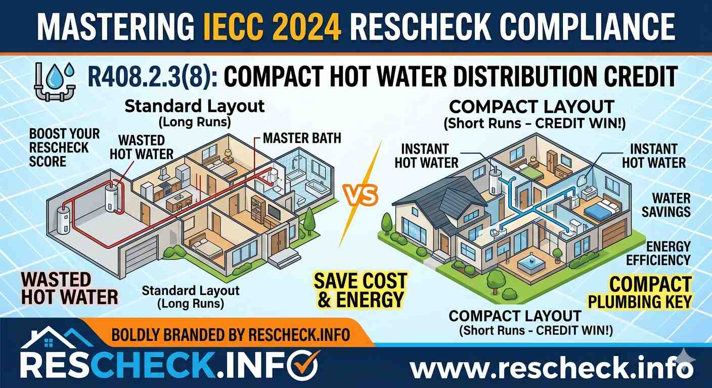Streamlining Efficiency: Understanding the Compact Hot Water Distribution Credit in IECC 2024