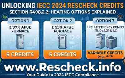 Gemini said IECC 2024 Rescheck Credits: High-Performance Gas Furnaces Explained