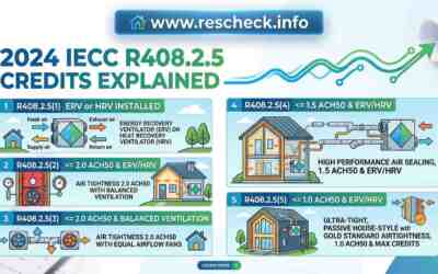 2024 IECC R408.2.5 Credits: How to Master Air Sealing and Ventilation in REScheck