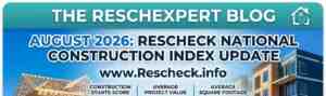 Rescheck National Construction Index for August 2026