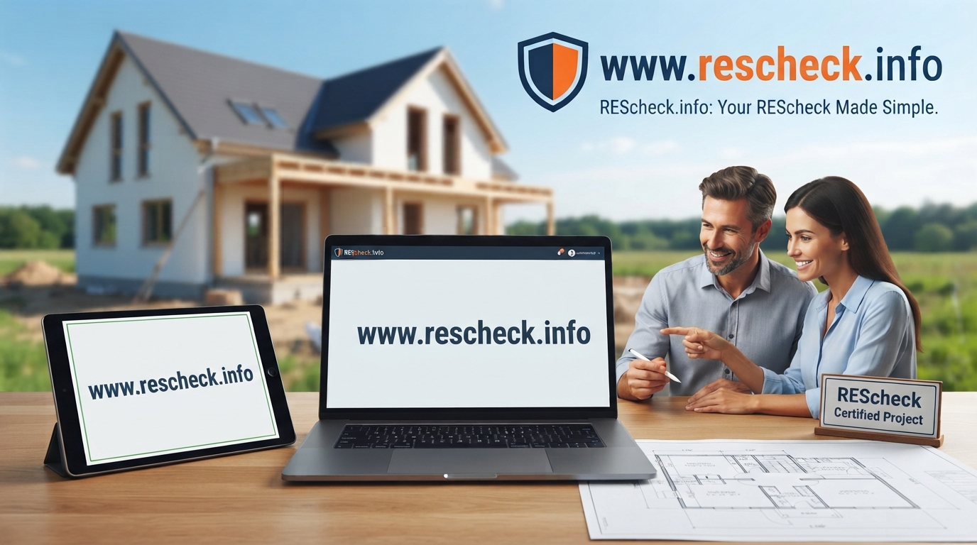A Rescheck is What? Your Online Free Rescheck Guide to Residential Energy Code Compliance